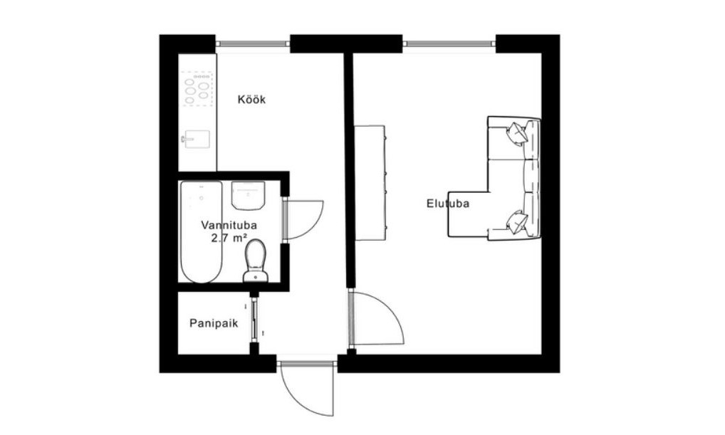 2D plaan