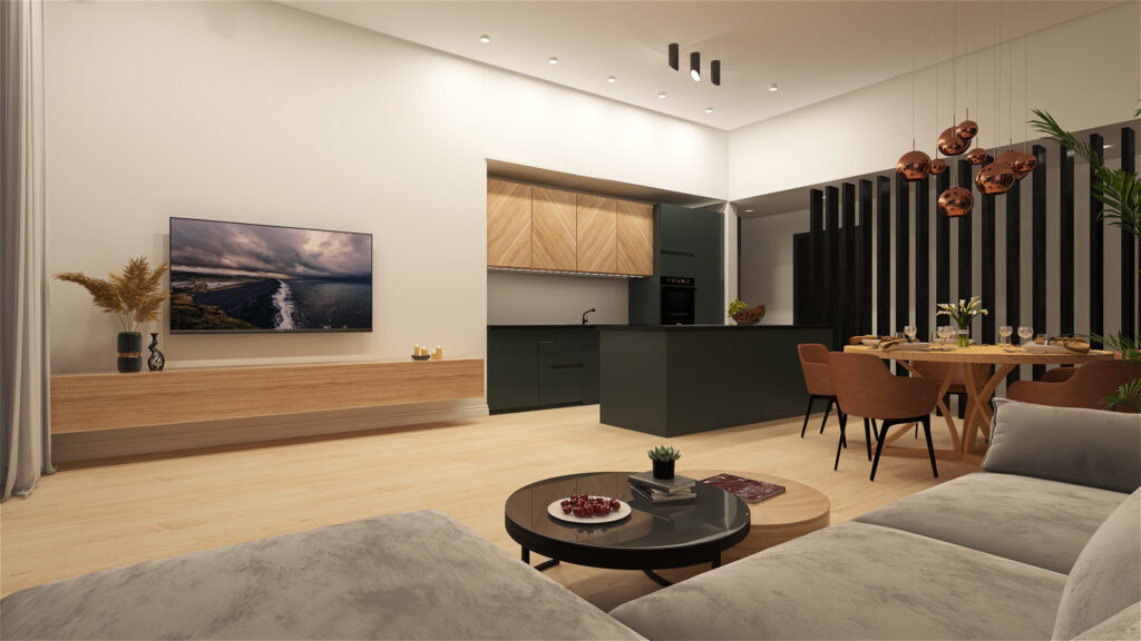 3D kujundus sisekujunduse visualiseerimine