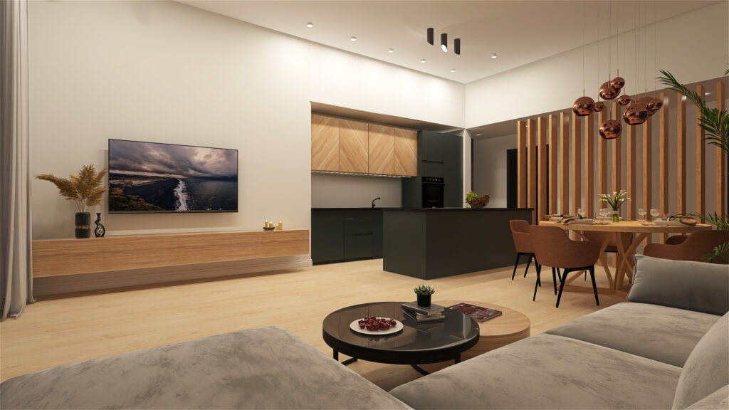 3D kujundus sisekujunduse visualiseerimine