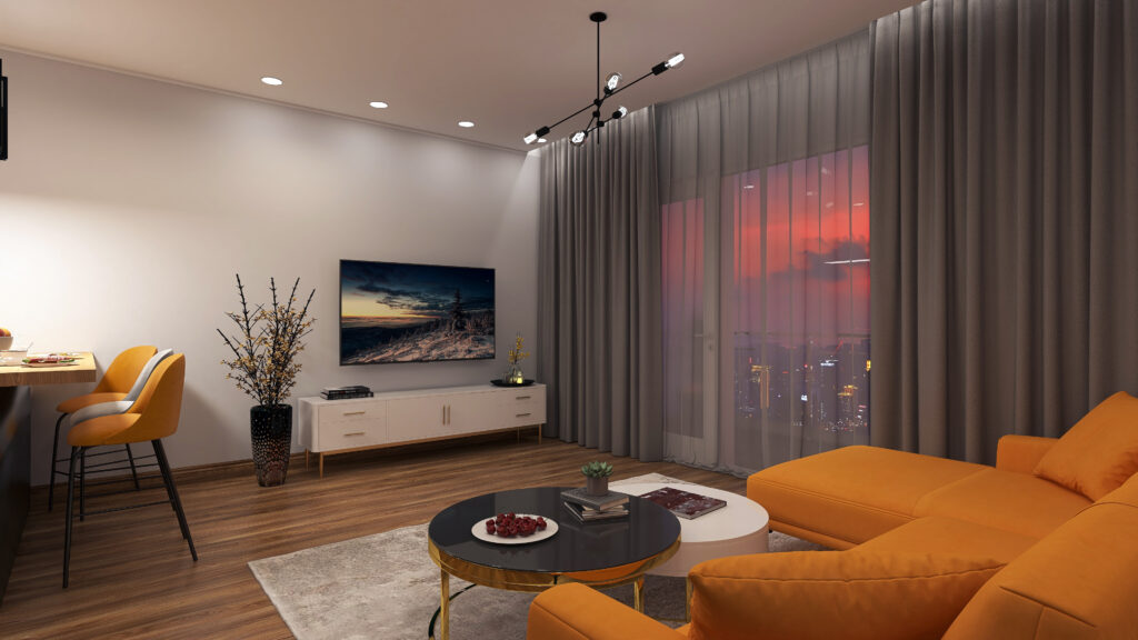 3D kujundus sisekujunduse visualiseerimine